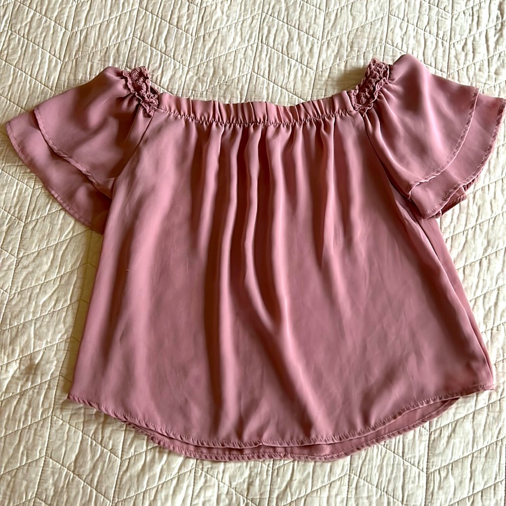 Mauve Sheer Off the Shoulder